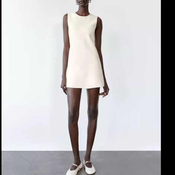 Zara plain mini knit dress - Picture 1 of 5